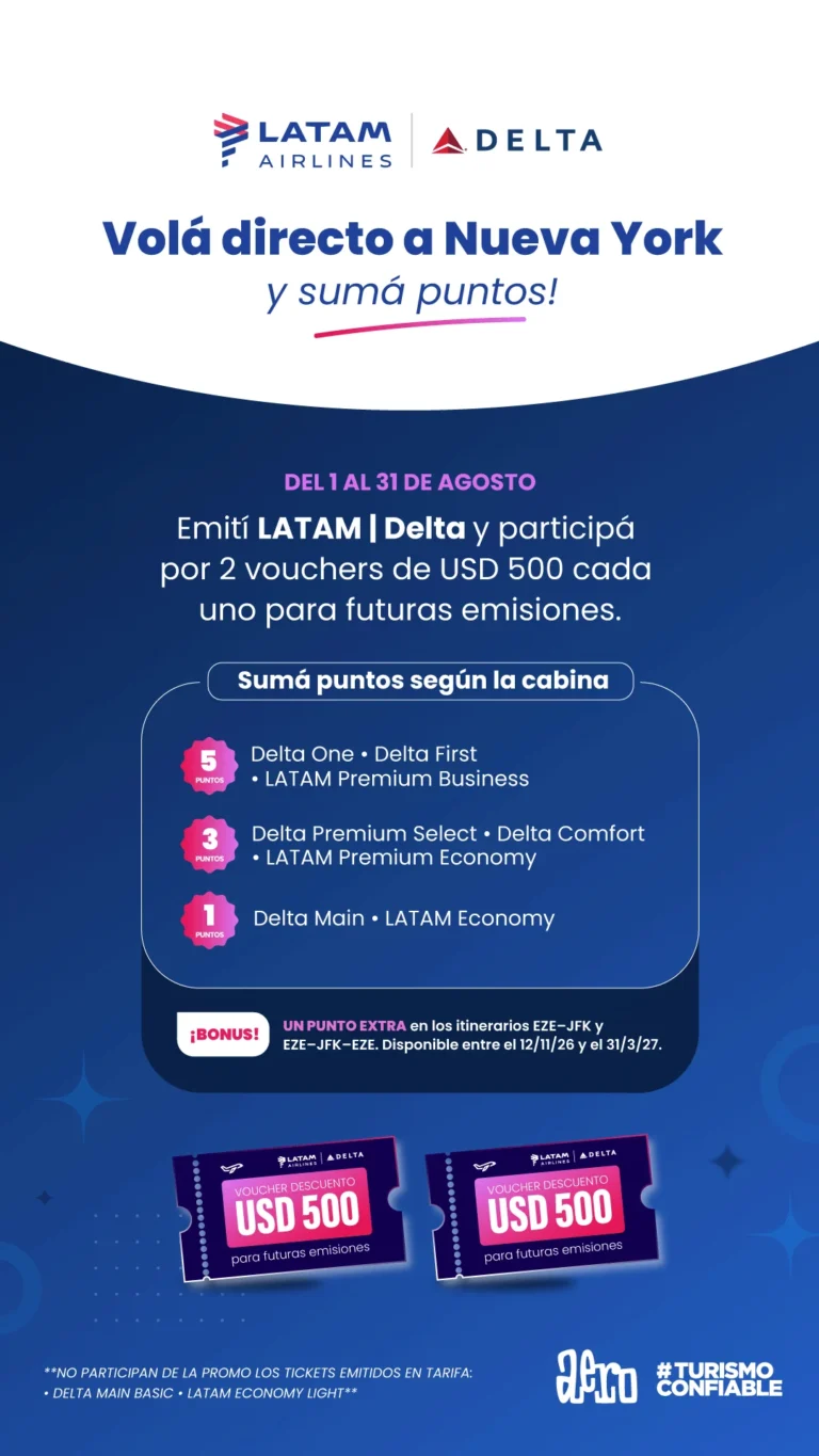 Incentivo Delta/latam
